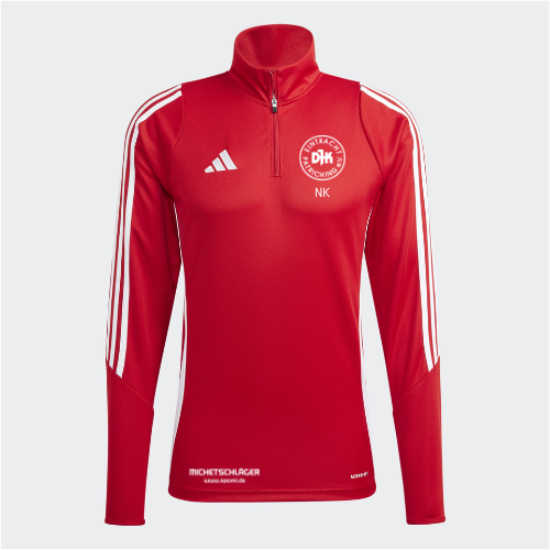 adidas Tiro24 Zip-Trainingsoberteil rot